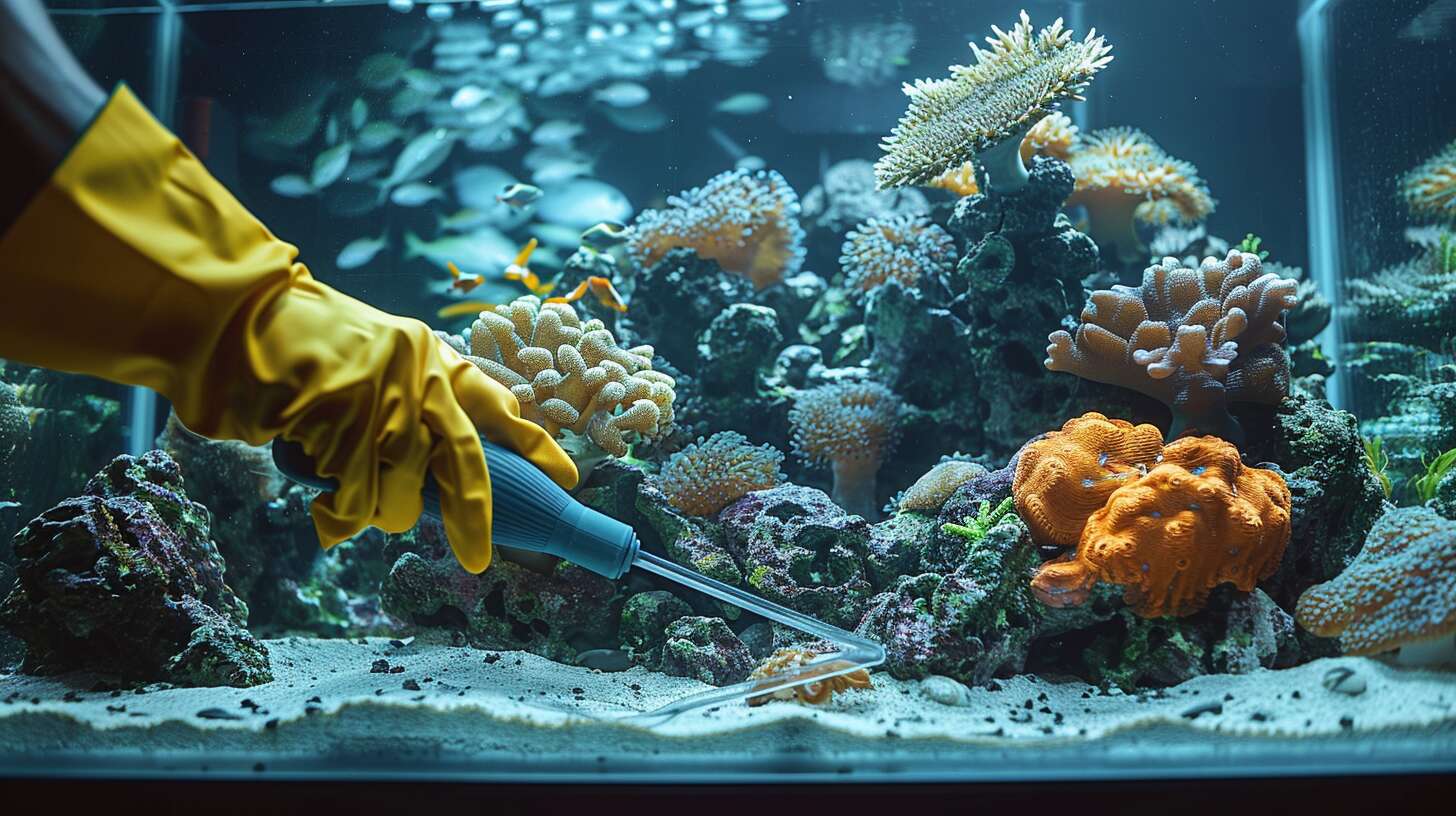 Nettoyage régulier de l'aquarium