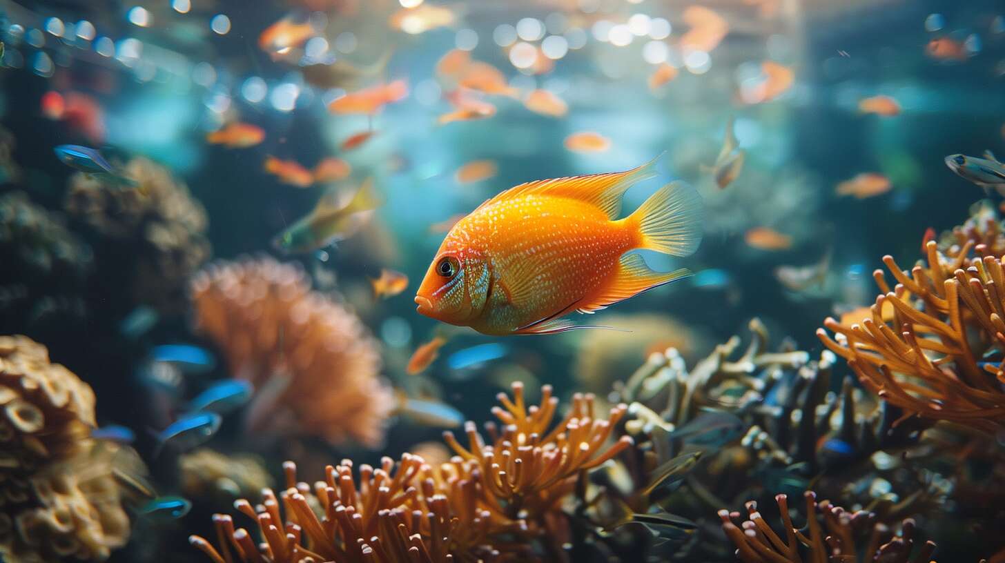 Alimentation équilibrée pour vos poissons d'aquarium