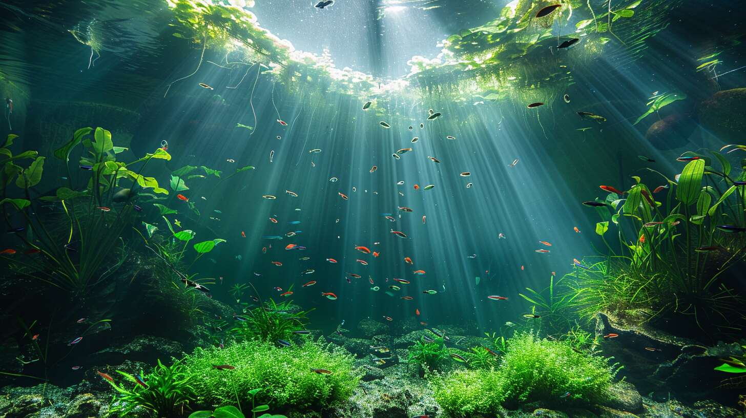 Créer un environnement avec des plantes pour son aquarium