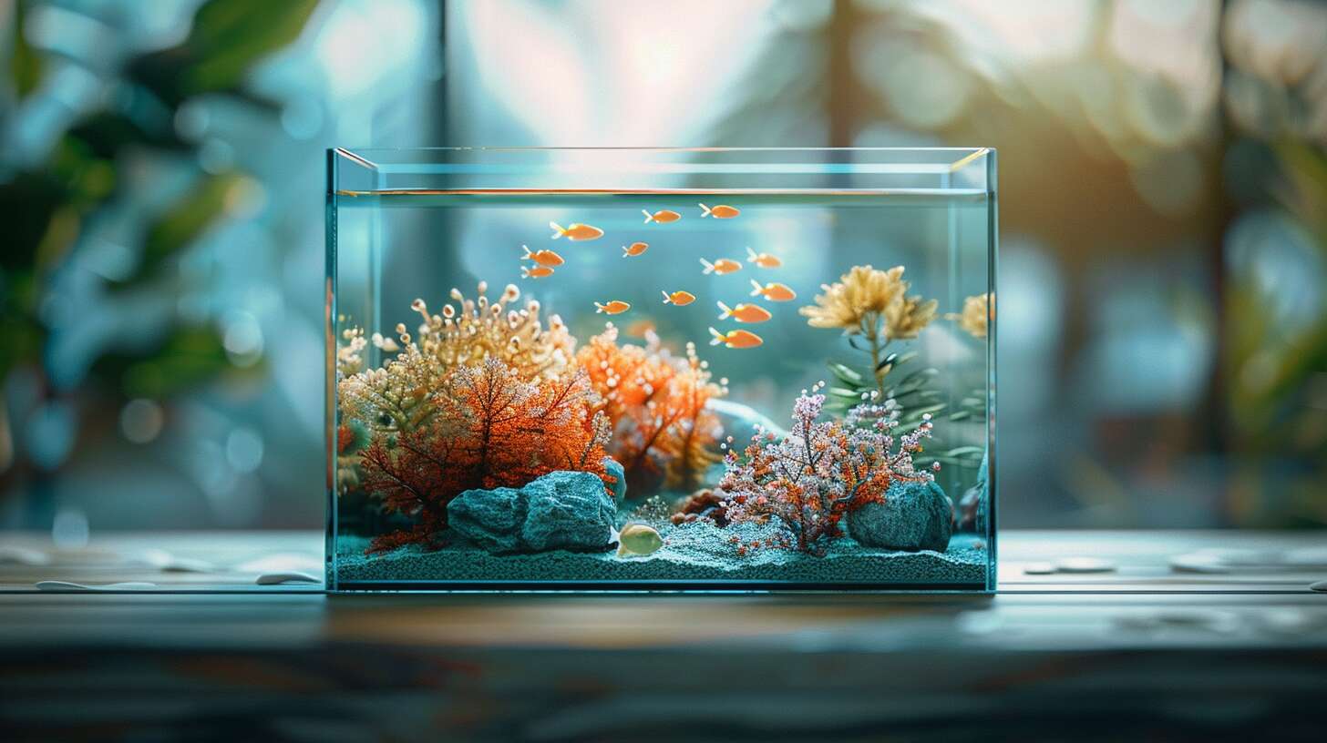 Matériaux et formes d'aquariums