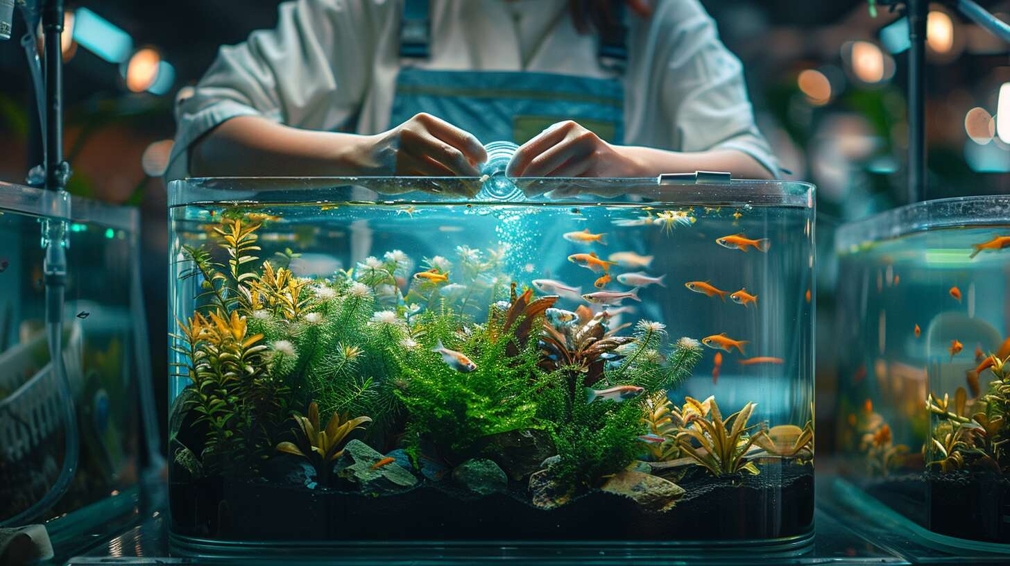 Installation de l'aquarium