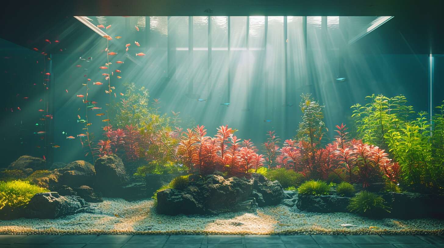 Simulation d'aube et crépuscule en aquarium : impact sur les plantes