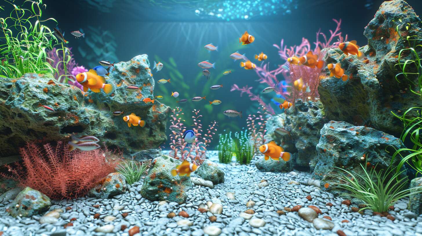 L'embellissement de l'aquarium : sélection des espèces colorées et lumineuses