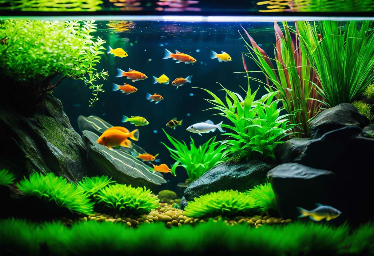 Comprendre l'importance de l'éclairage dans un aquarium planté