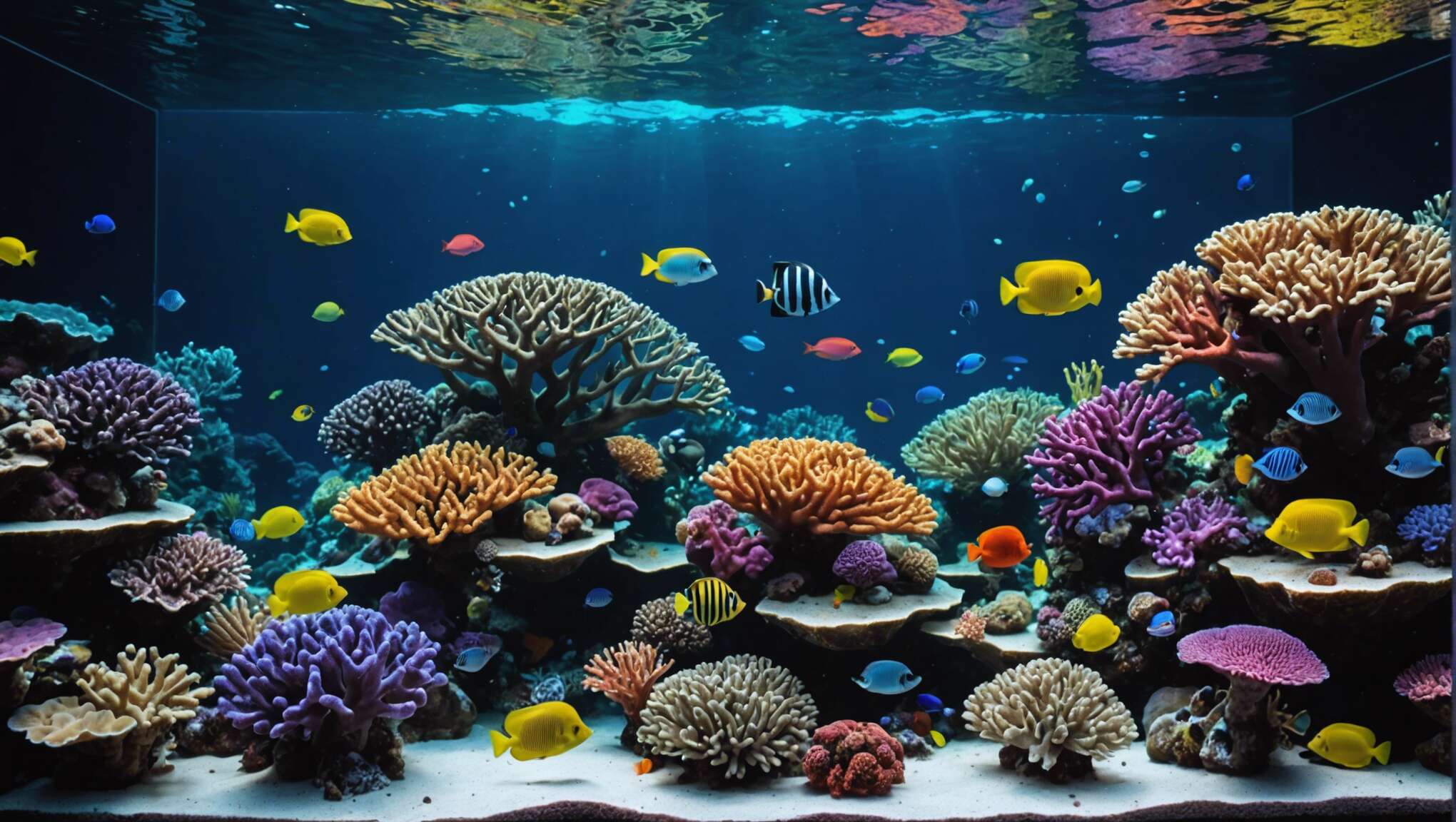Influences de l'éclairage led sur la santé et les couleurs des coraux