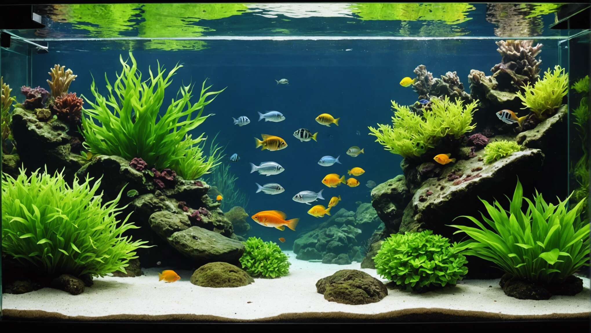 Méthodes de nettoyage et maintenance pour un aquarium sans algues