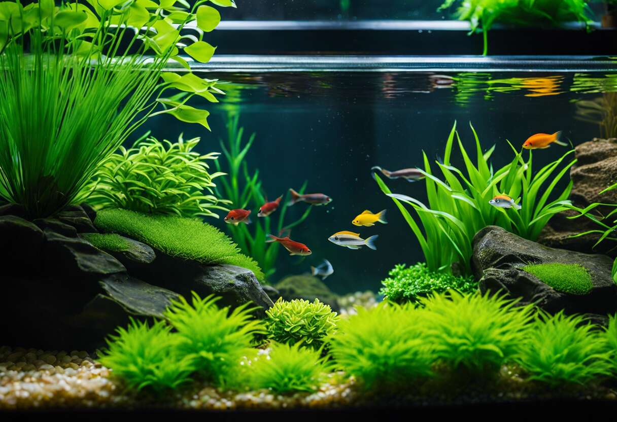 Choix des plantes d'arrière-plan pour un effet de profondeur en aquarium
