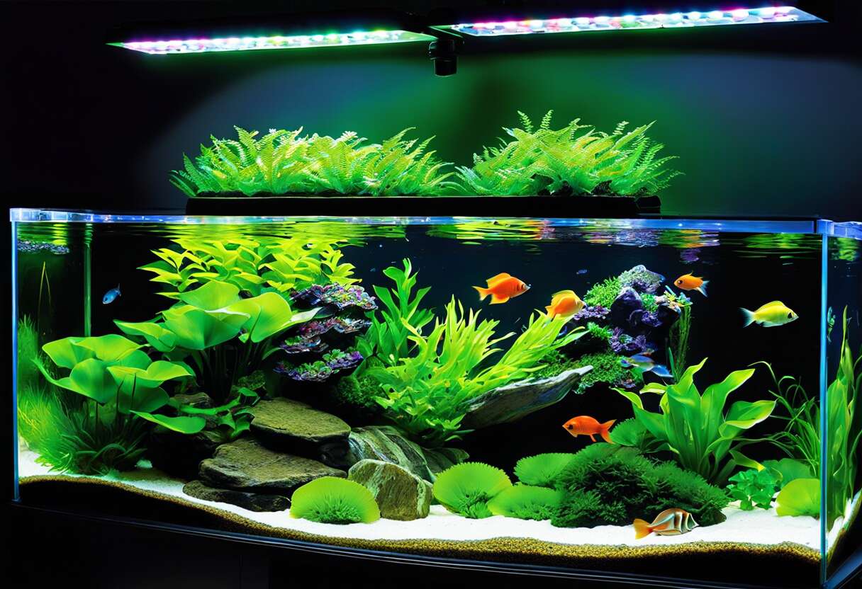 Choisir le bon type d'éclairage pour son aquarium : led, néon ou halogène ?