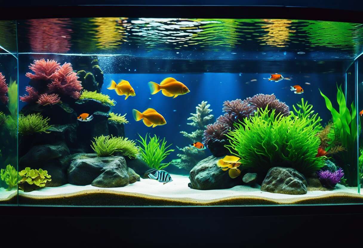 Optimiser la durée et l'intensité lumineuse : combien de temps éclairer votre aquarium ?
