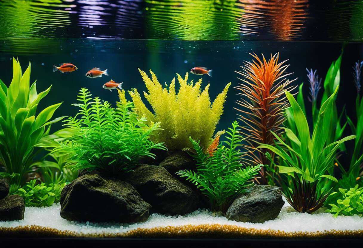 Critères de sélection des plantes pour aquariums d'eau douce salée