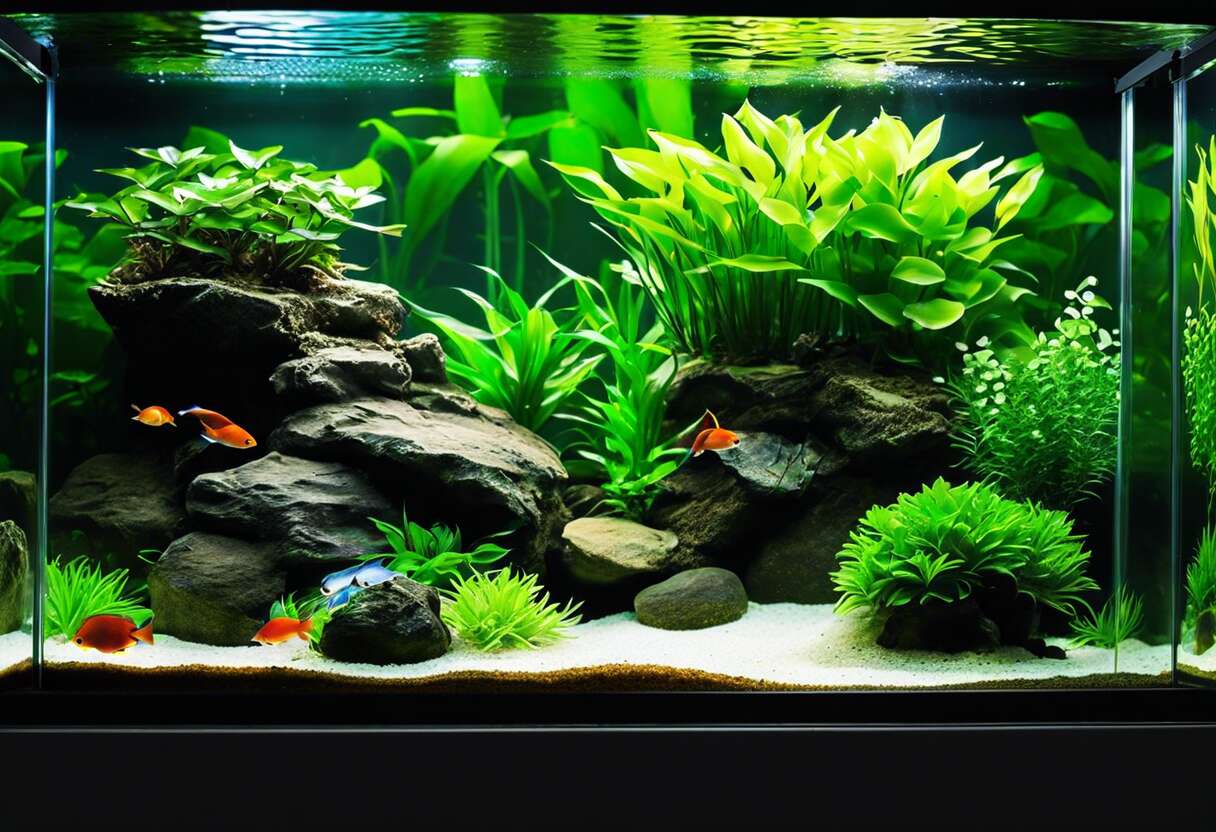 Éclairage modulable pour aquariums : avantages pour les plantes aquatiques